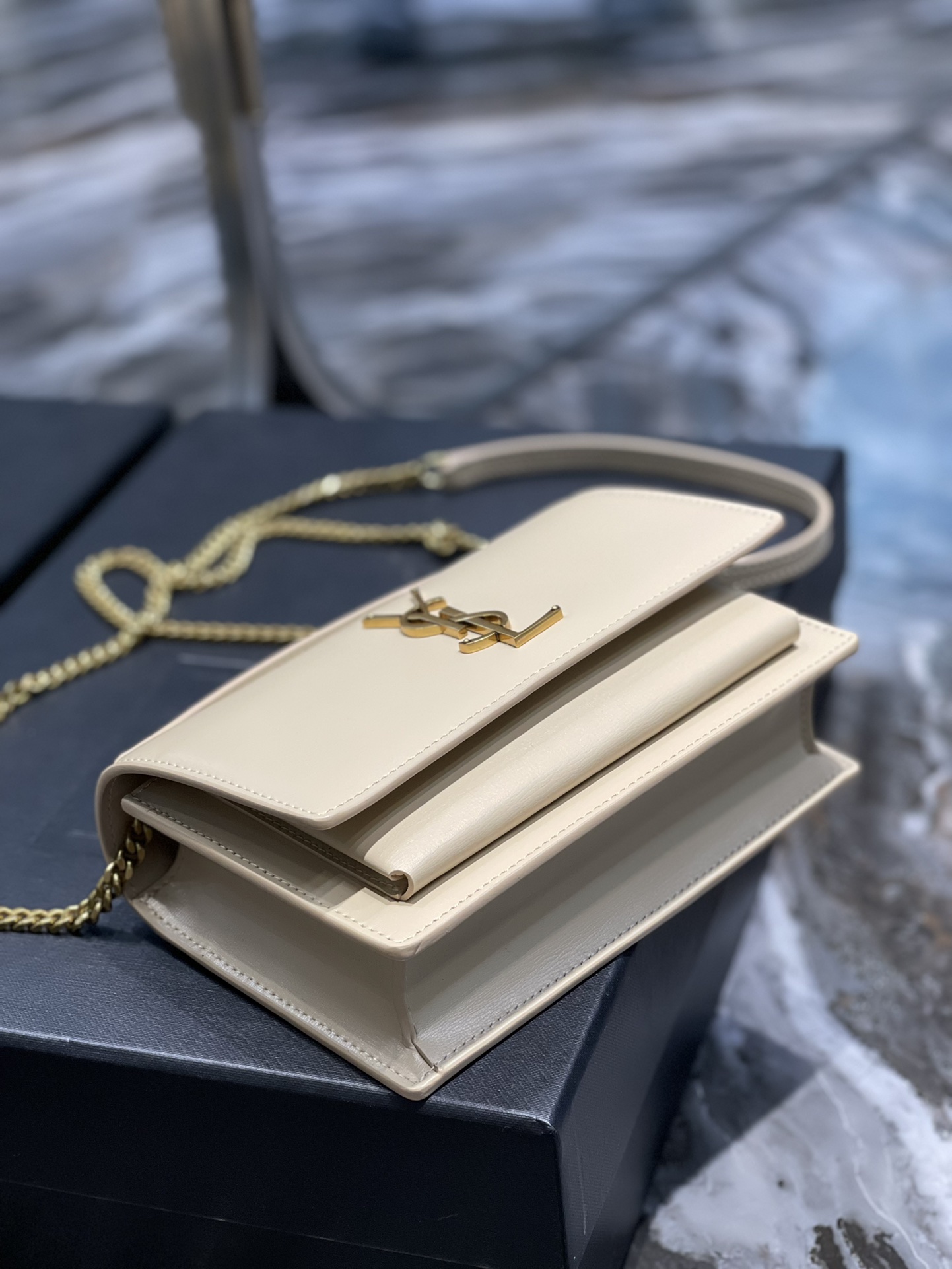 Y51 Sunset Shoulder Bag 19cm Apricot