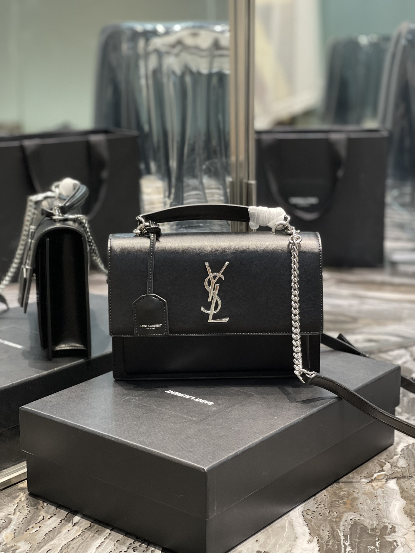 Y51 Sunset Medium Bag 25cm Silver Hardware