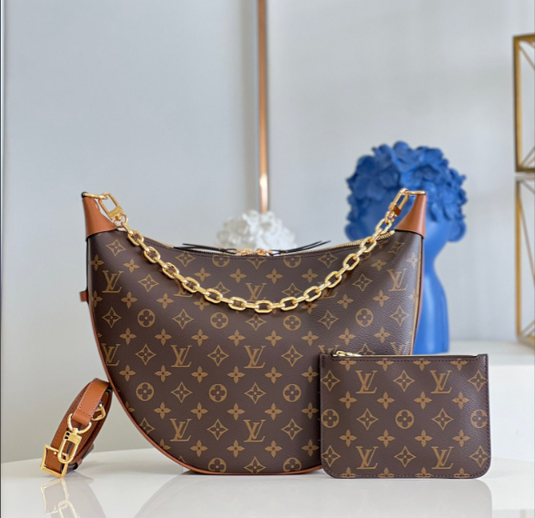 L0vis Vvtt0n Loop Hobo Monogram Canvas Brown M46311