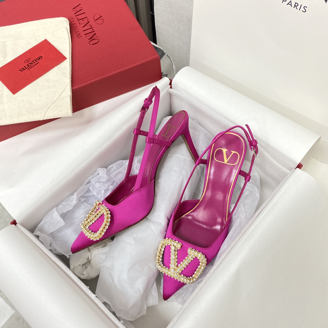 Va1e*ntin0 Heels 9cm Pink