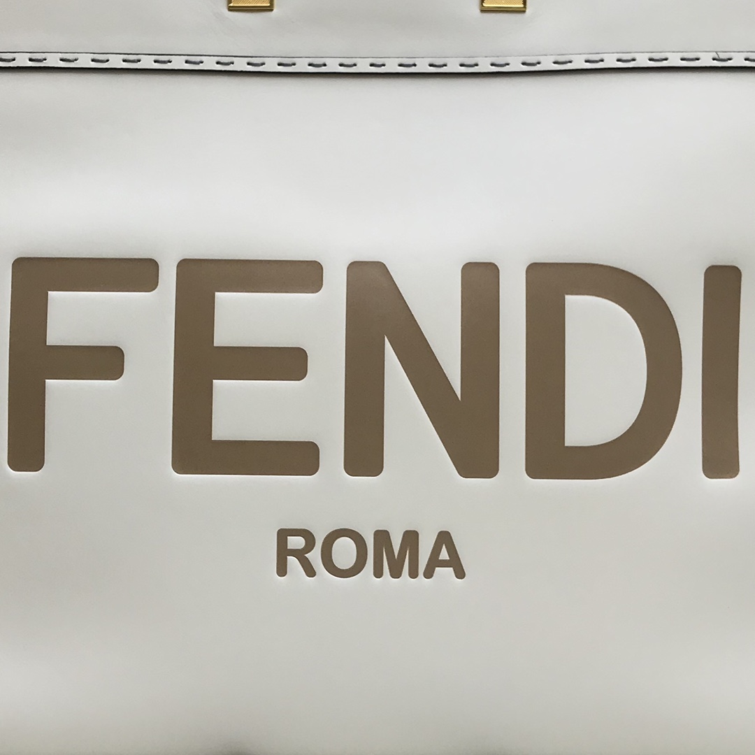 F**di Tote 40cm White