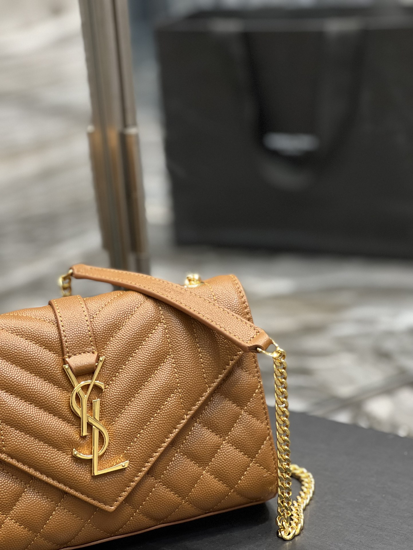 Y51 Envelope Bag 21cm Caramel 487198