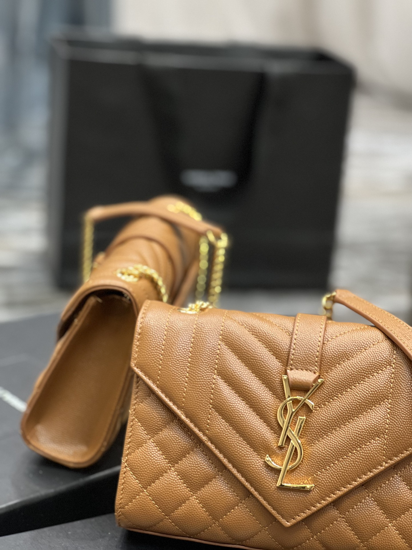 Y51 Envelope Bag 21cm Caramel 487198