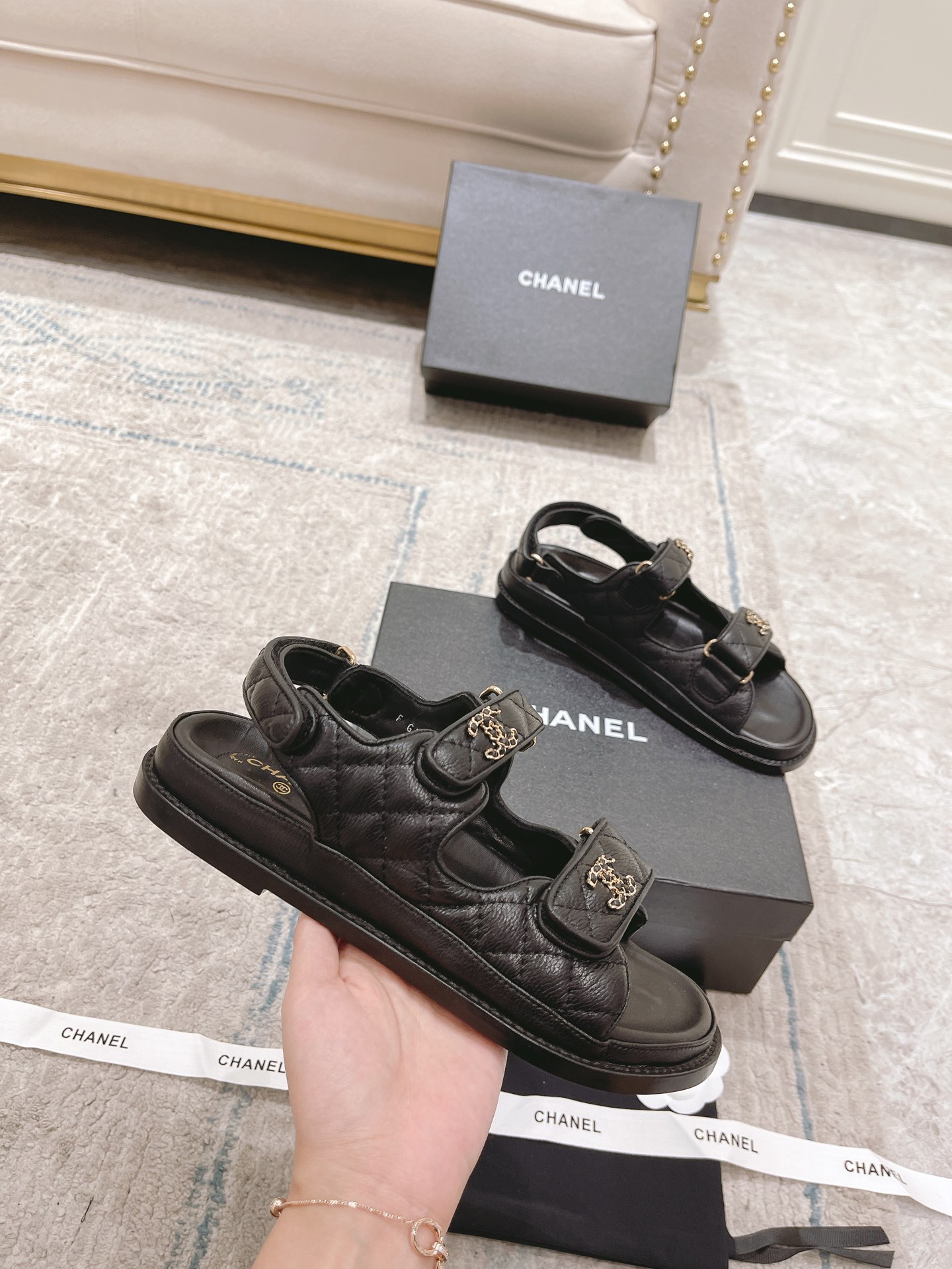 Ch**el Dad Sandals