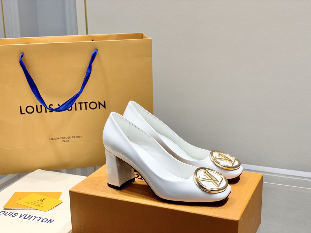 L0vis Vvtt0n Heels 7cm White