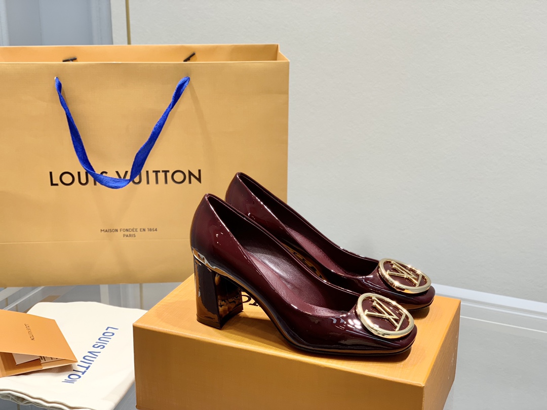 L0vis Vvtt0n Heels 7cm Claret