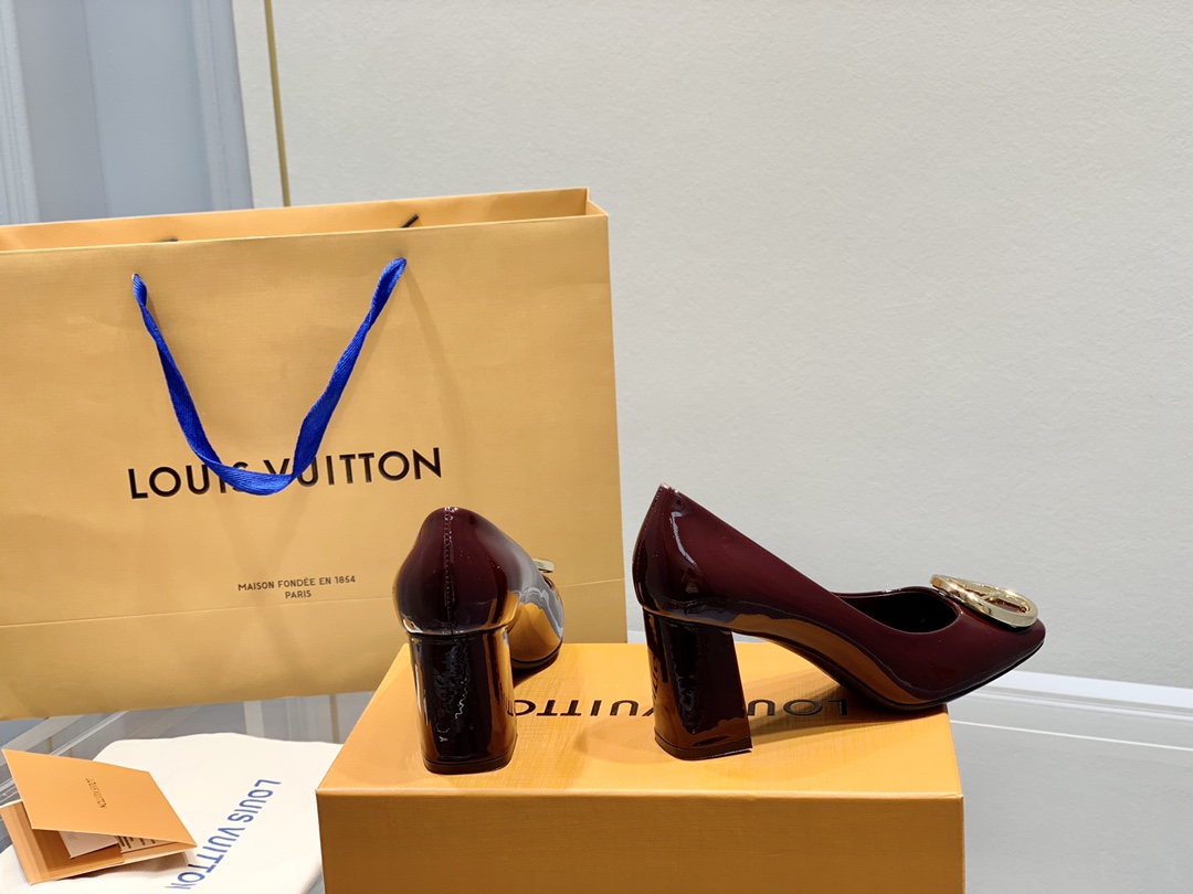 L0vis Vvtt0n Heels 7cm Claret