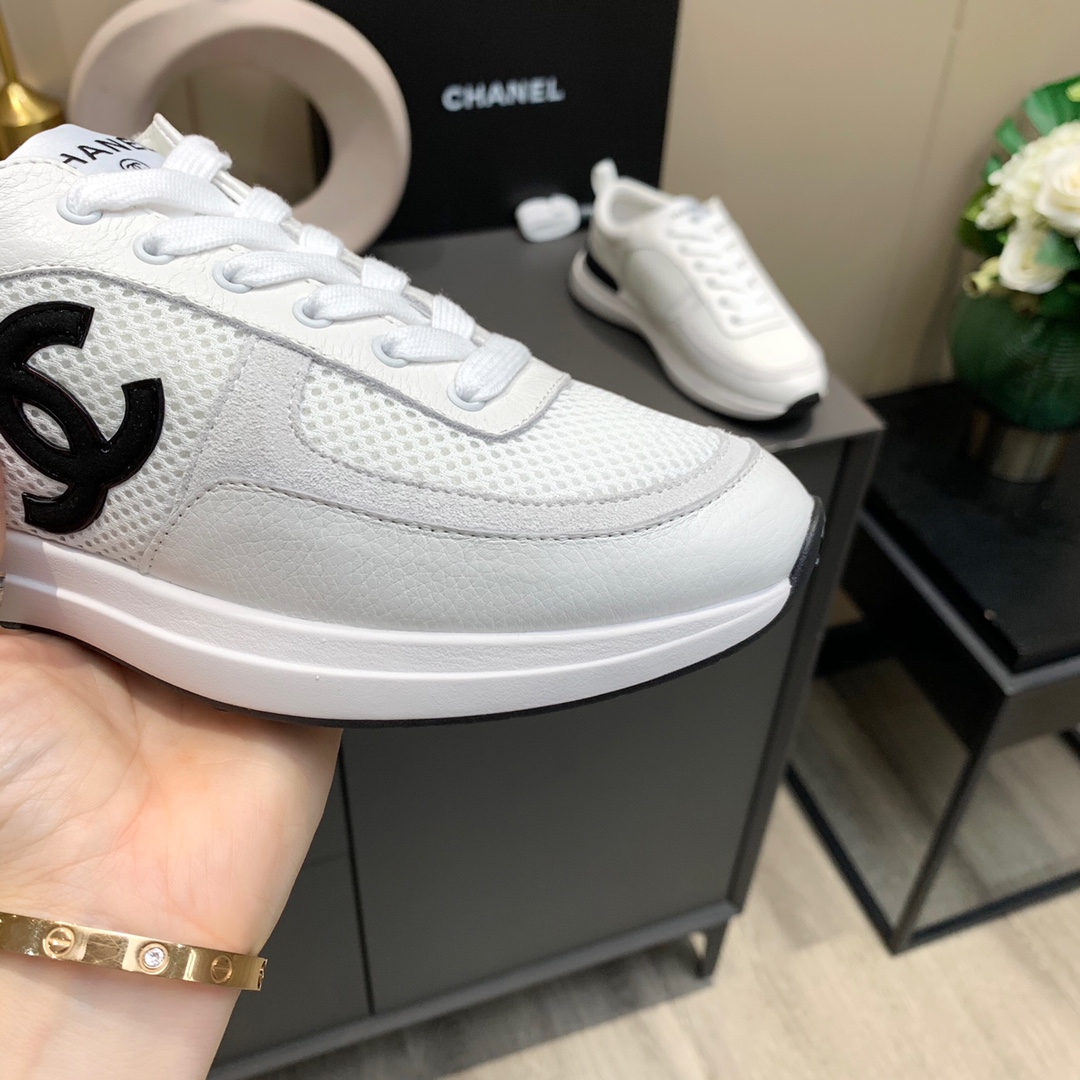 Ch**el White Sneakers