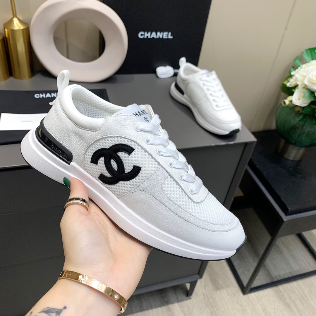 Ch**el White Sneakers