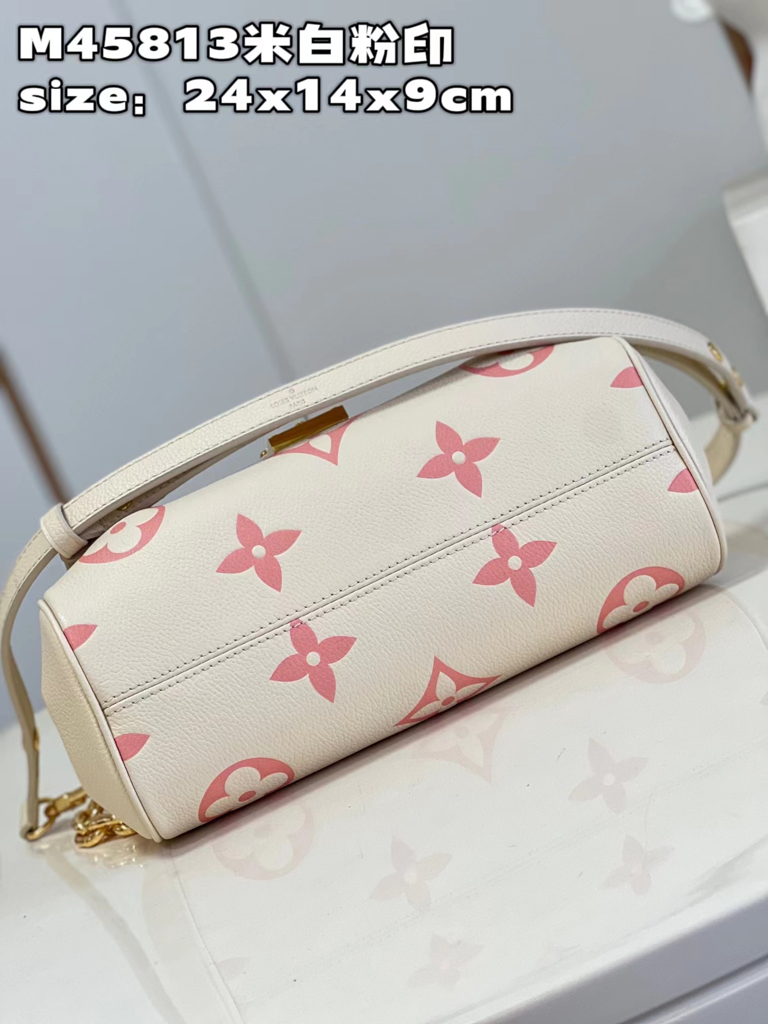 LV Favorite Empreinte Leather Bag M45813 Pink