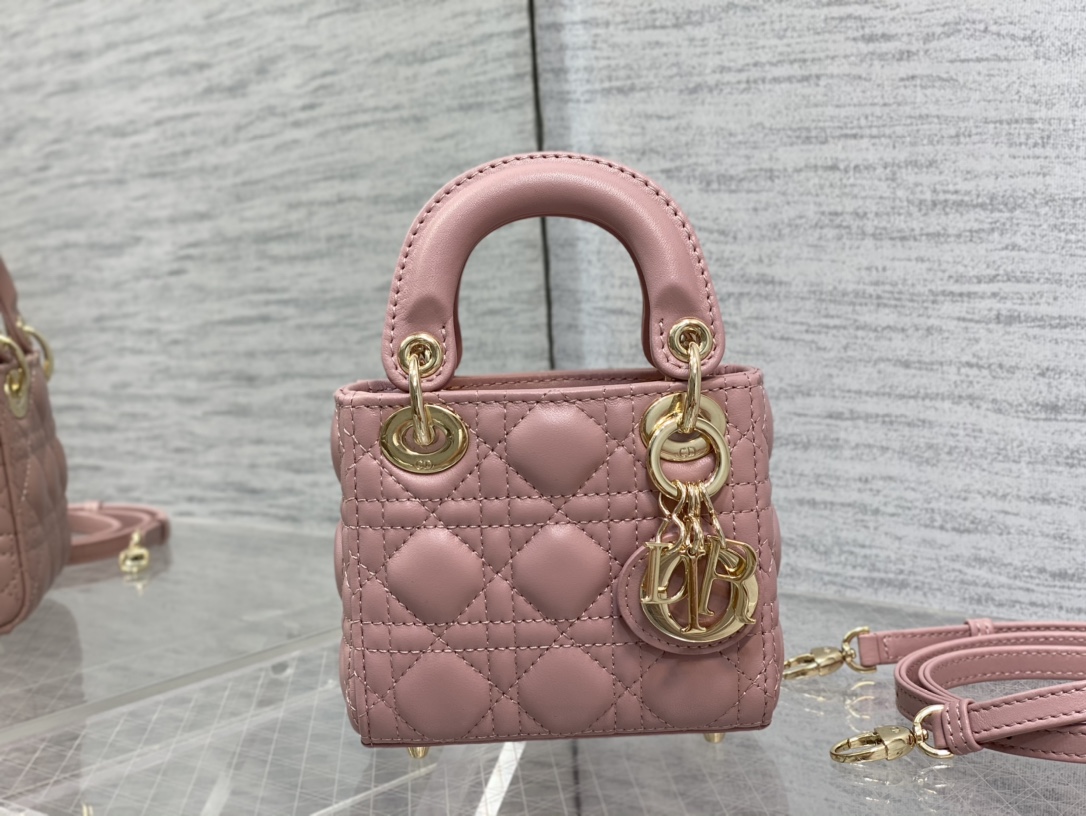 D10r Lady Bag M0856 12cm Pink