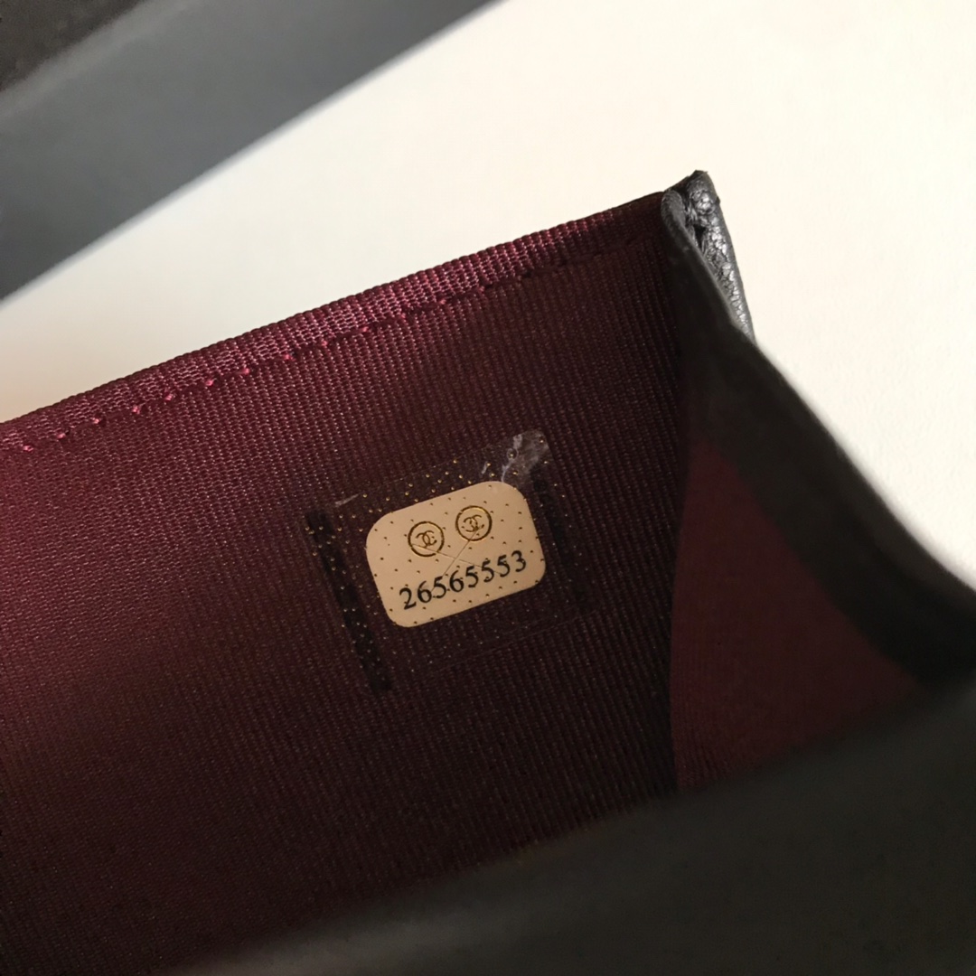 Ch**el Wallet Lambskin 11cm