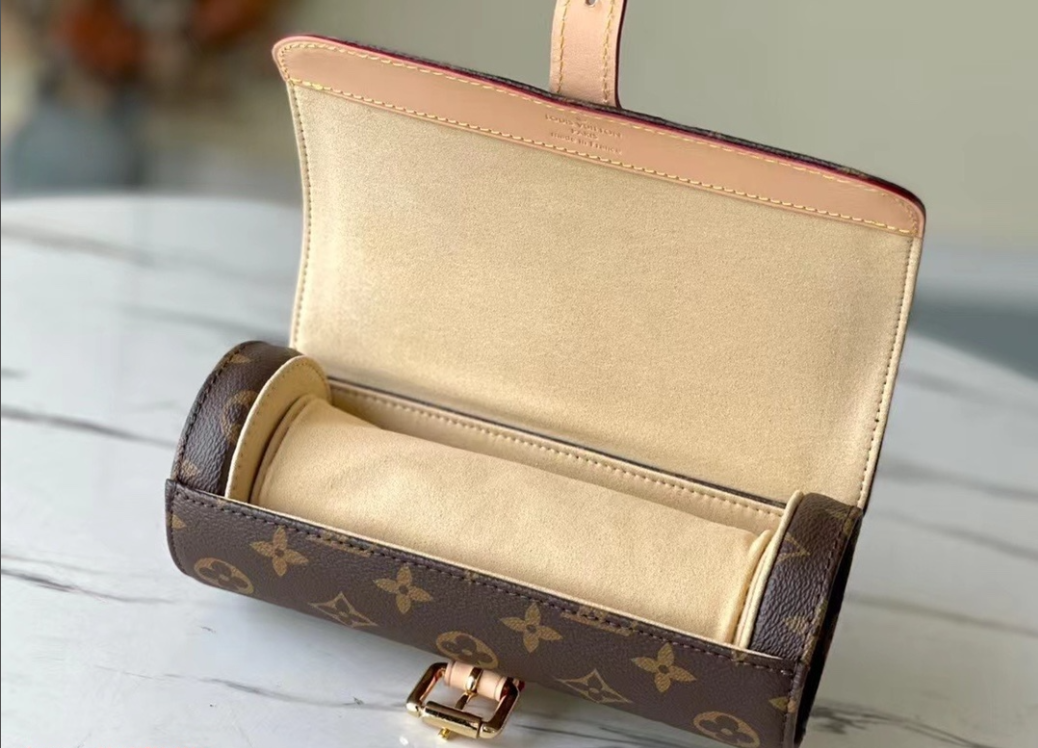 L0vis Vvtt0n Monogram Canvas 3 Watch Case Roll M47530