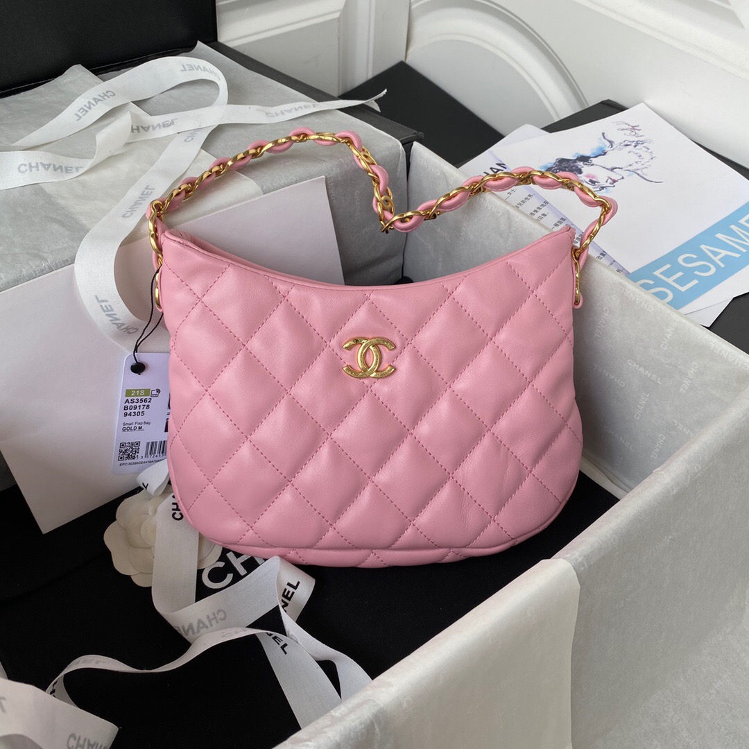 Ch**el Small Coco Hobo Axillary Bag Pink