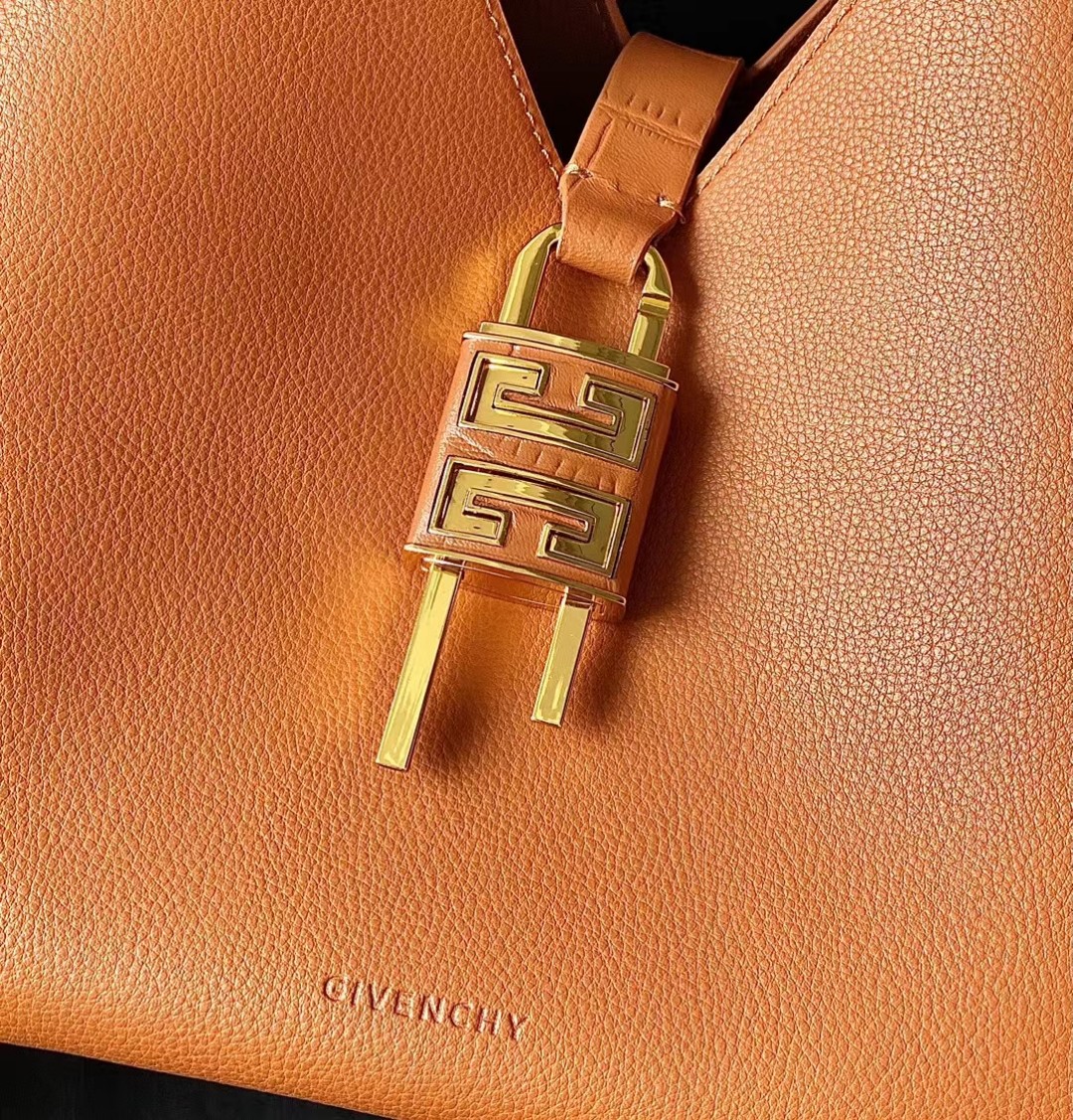 Givenchy G-Hobo Shoulder Bag Brown 31cm