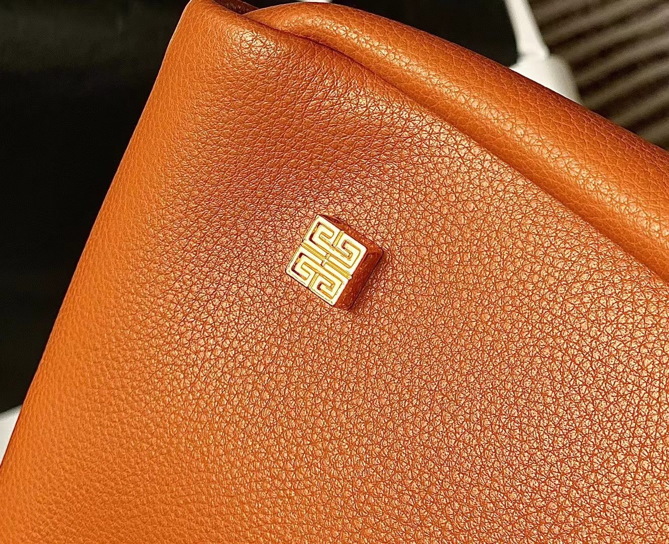 Givenchy G-Hobo Shoulder Bag Brown 31cm