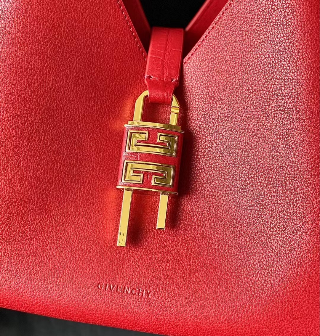 Givenchy G-Hobo Shoulder Bag Red 31cm