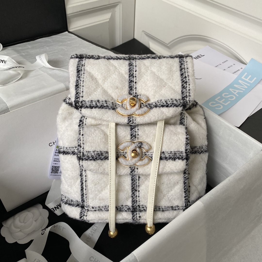 Ch**el Backpack White