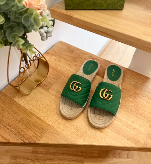Gvc*1 Espadrille Slippers Green