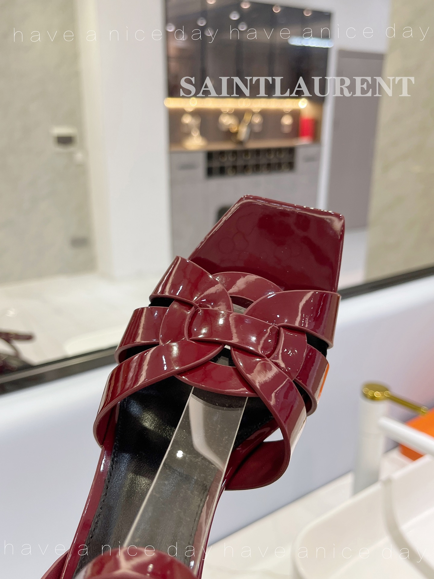 Y51 Heels Claret