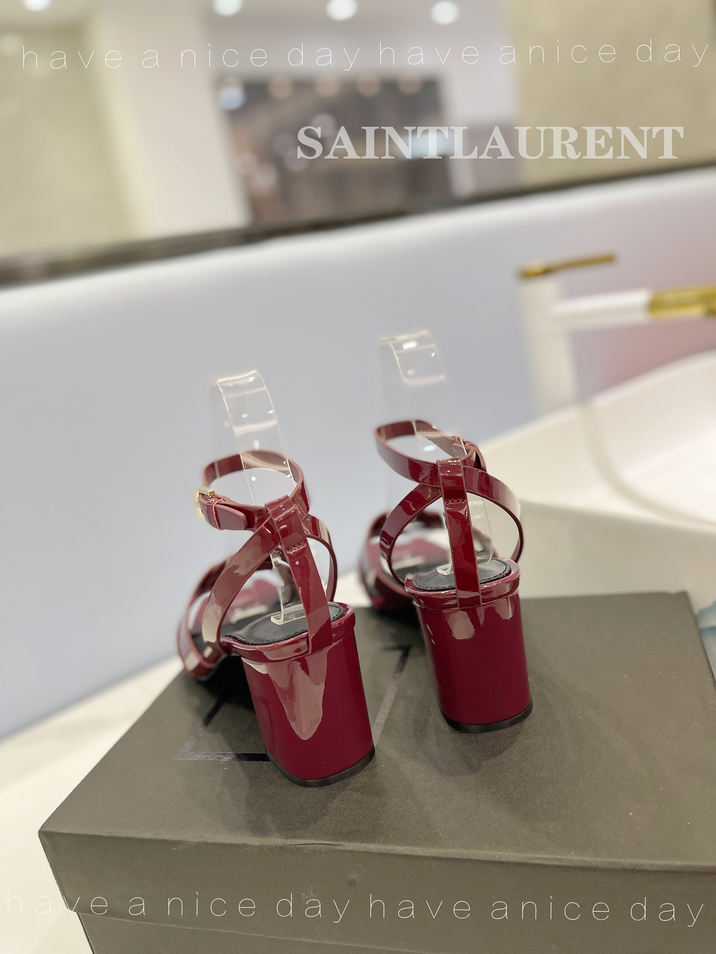 Y51 Heels Claret