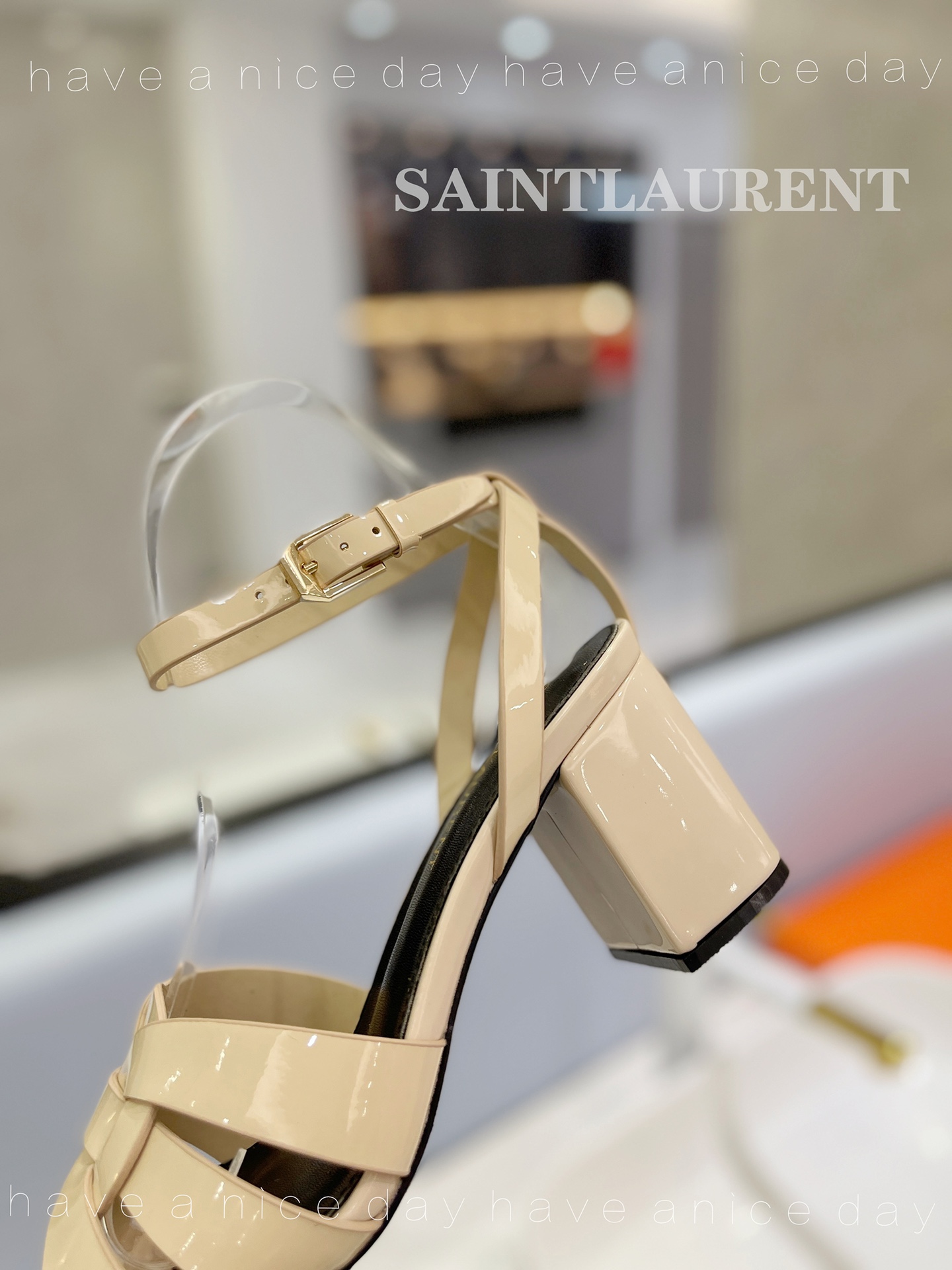 Y51 Heels Beige