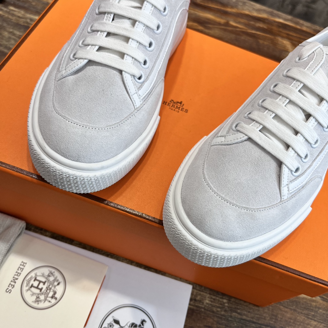 H**me5 Low-Top Sneakers White And Orange