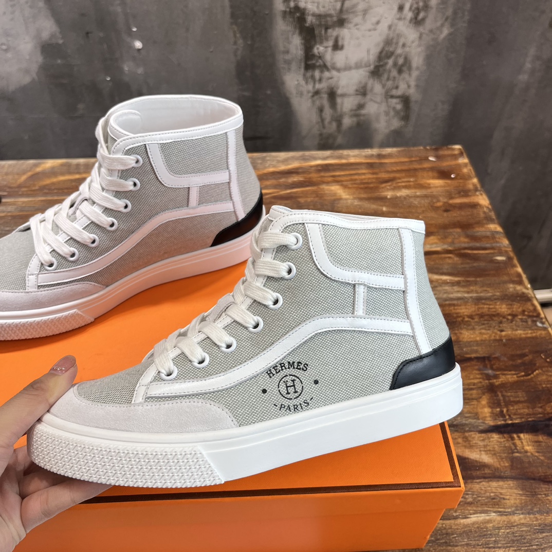 H**me5 High-Top Sneakers Grey