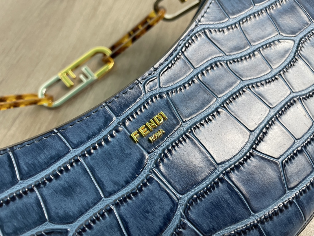 F**di O-Lock Swing Bags Blue