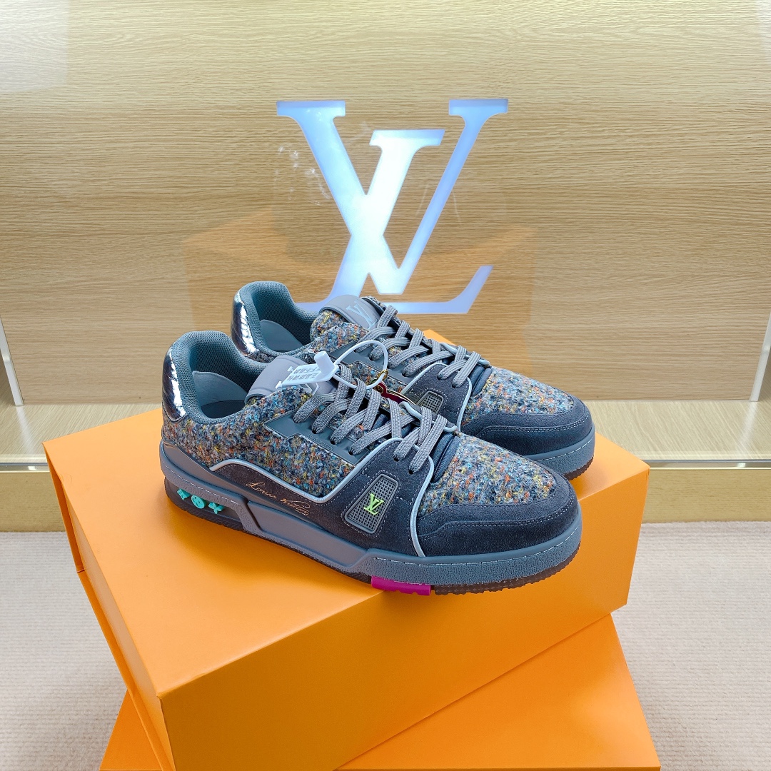 L0vis Vvtt0n Trainer Sneakers Grey