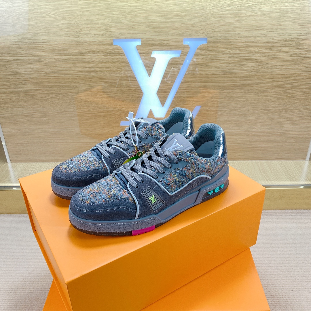 L0vis Vvtt0n Trainer Sneakers Grey