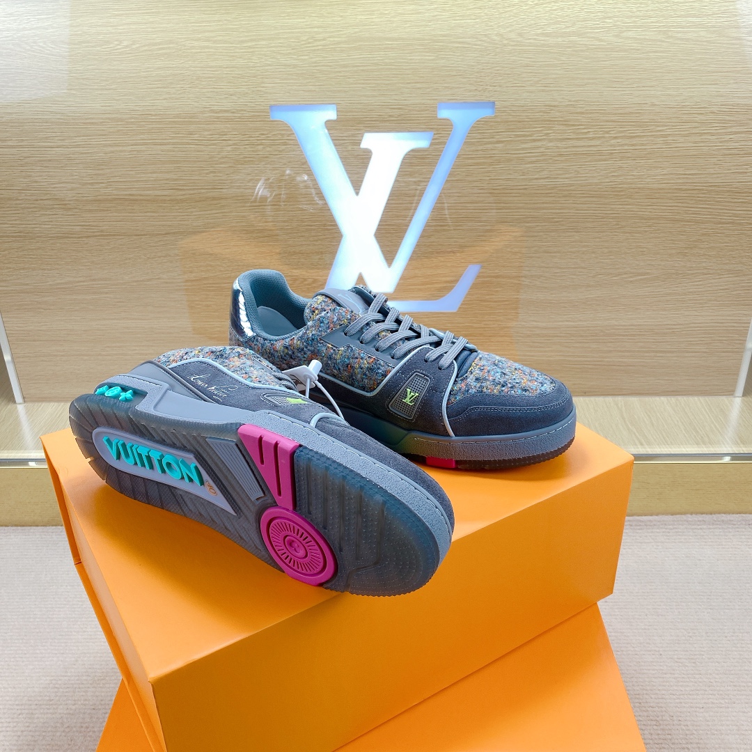 L0vis Vvtt0n Trainer Sneakers Grey