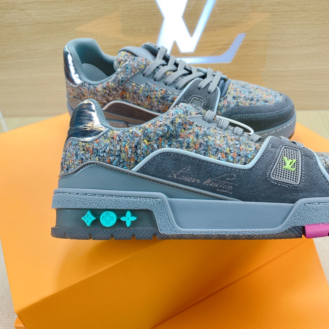 L0vis Vvtt0n Trainer Sneakers Grey