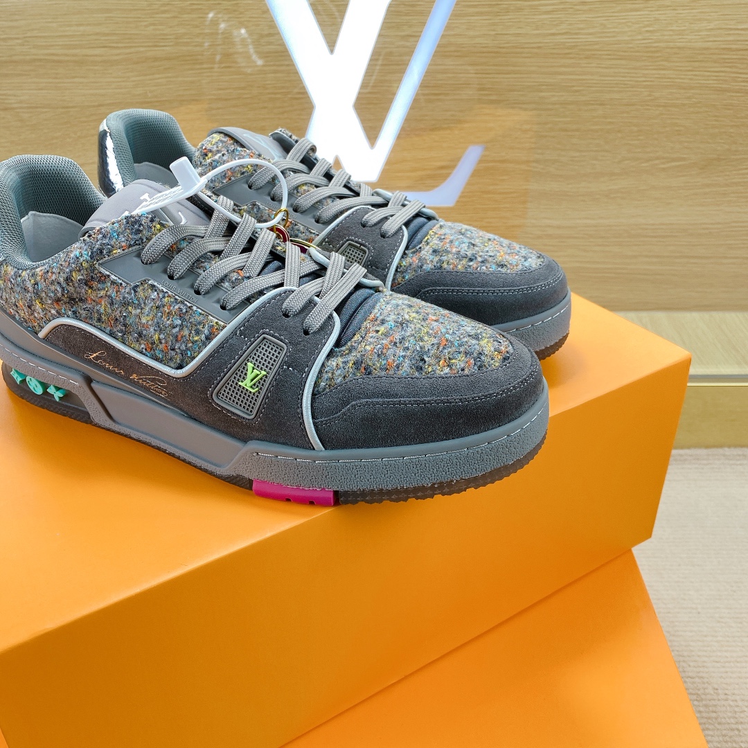 L0vis Vvtt0n Trainer Sneakers Grey