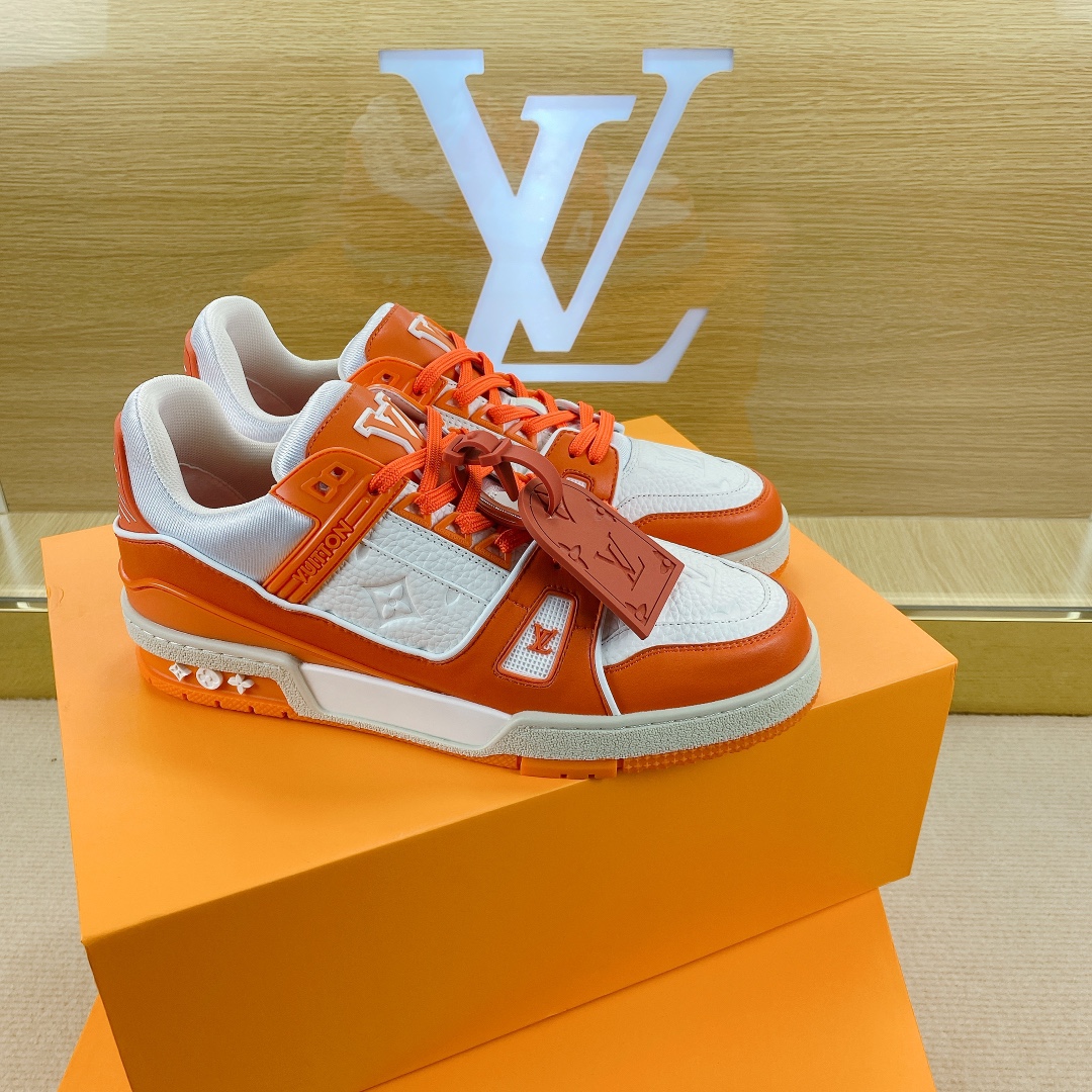 L0vis Vvtt0n Trainer Sneakers Orange
