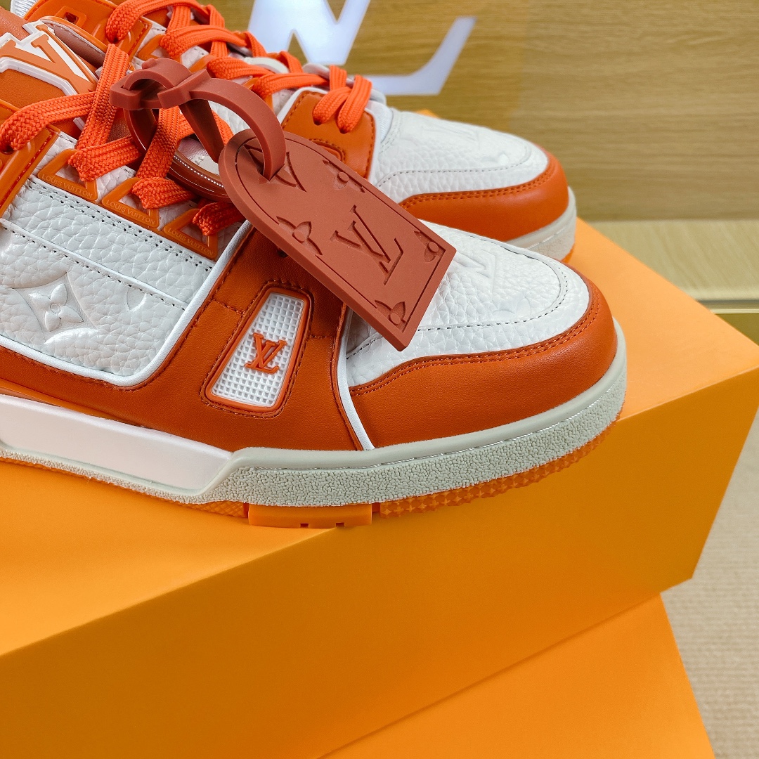 L0vis Vvtt0n Trainer Sneakers Orange