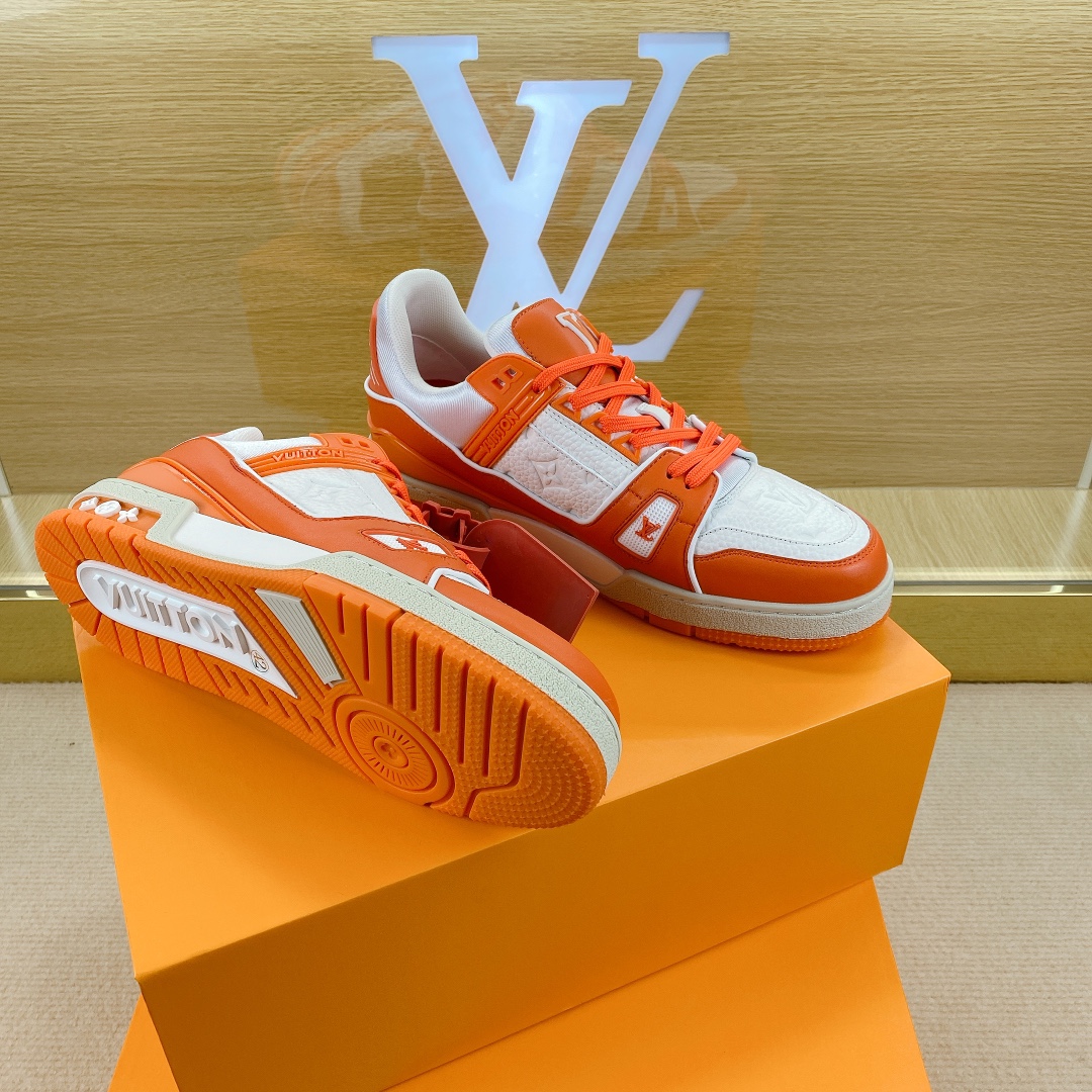 L0vis Vvtt0n Trainer Sneakers Orange