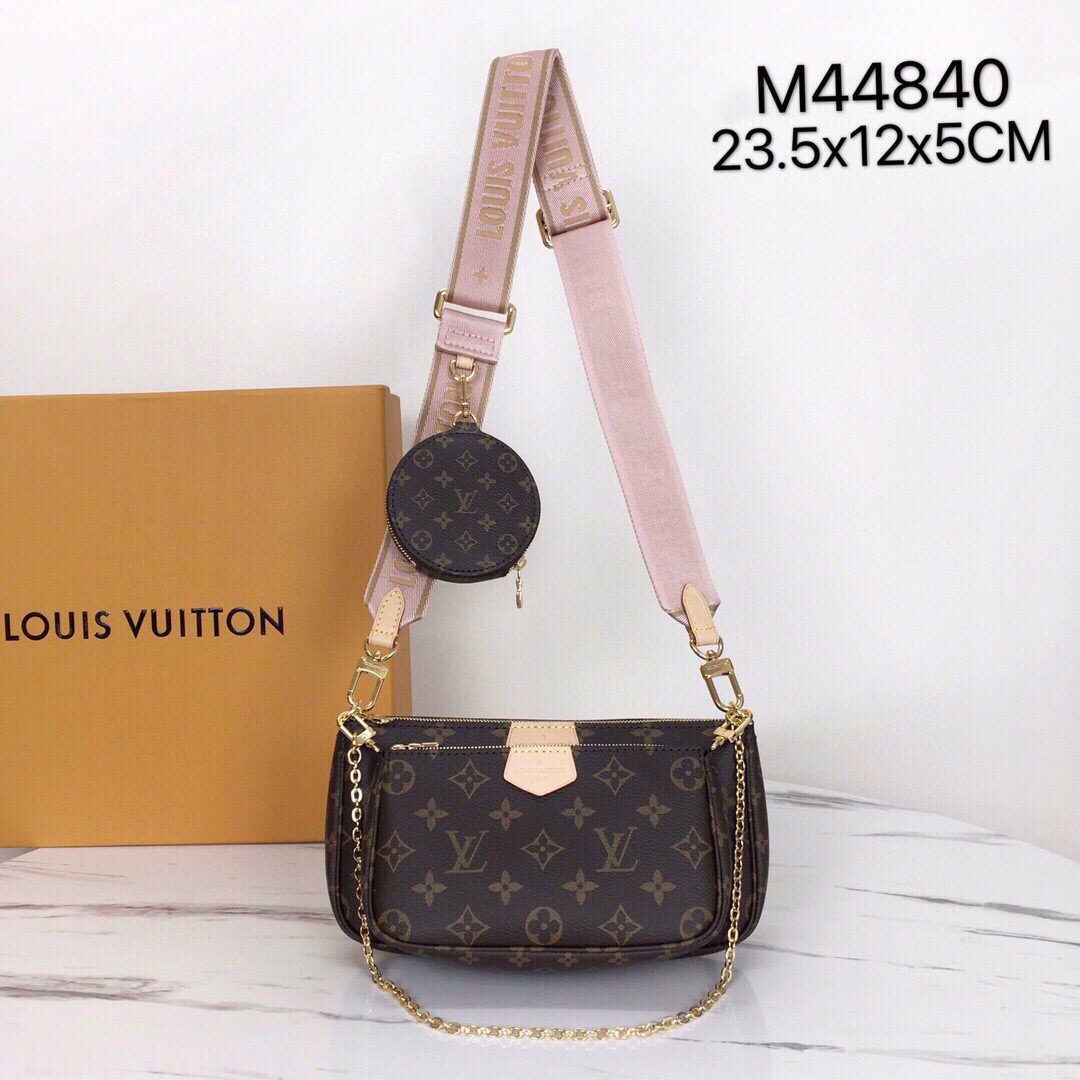 Bagsaaa L0vis Vvtt0n Multi Pochette Accessoires Pink M44840 - 24cm