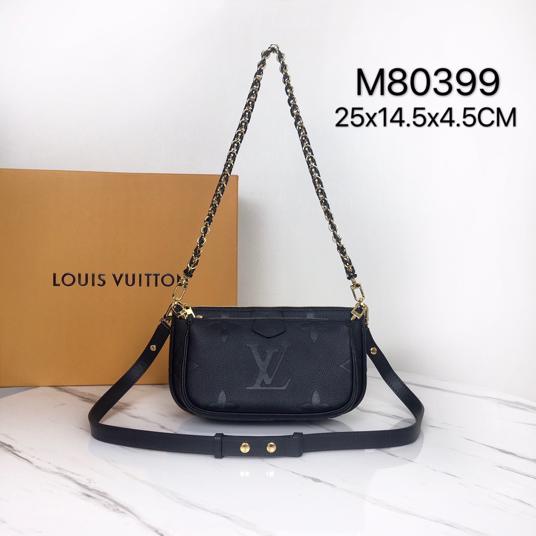 LV MULTI POCHETTE ACCESSOIRES M80399 Black