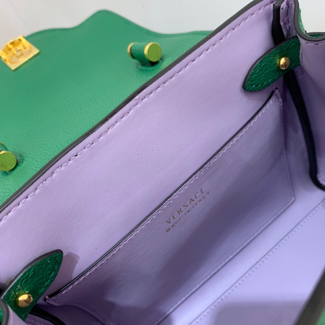 Versace Handbag Green 20cm