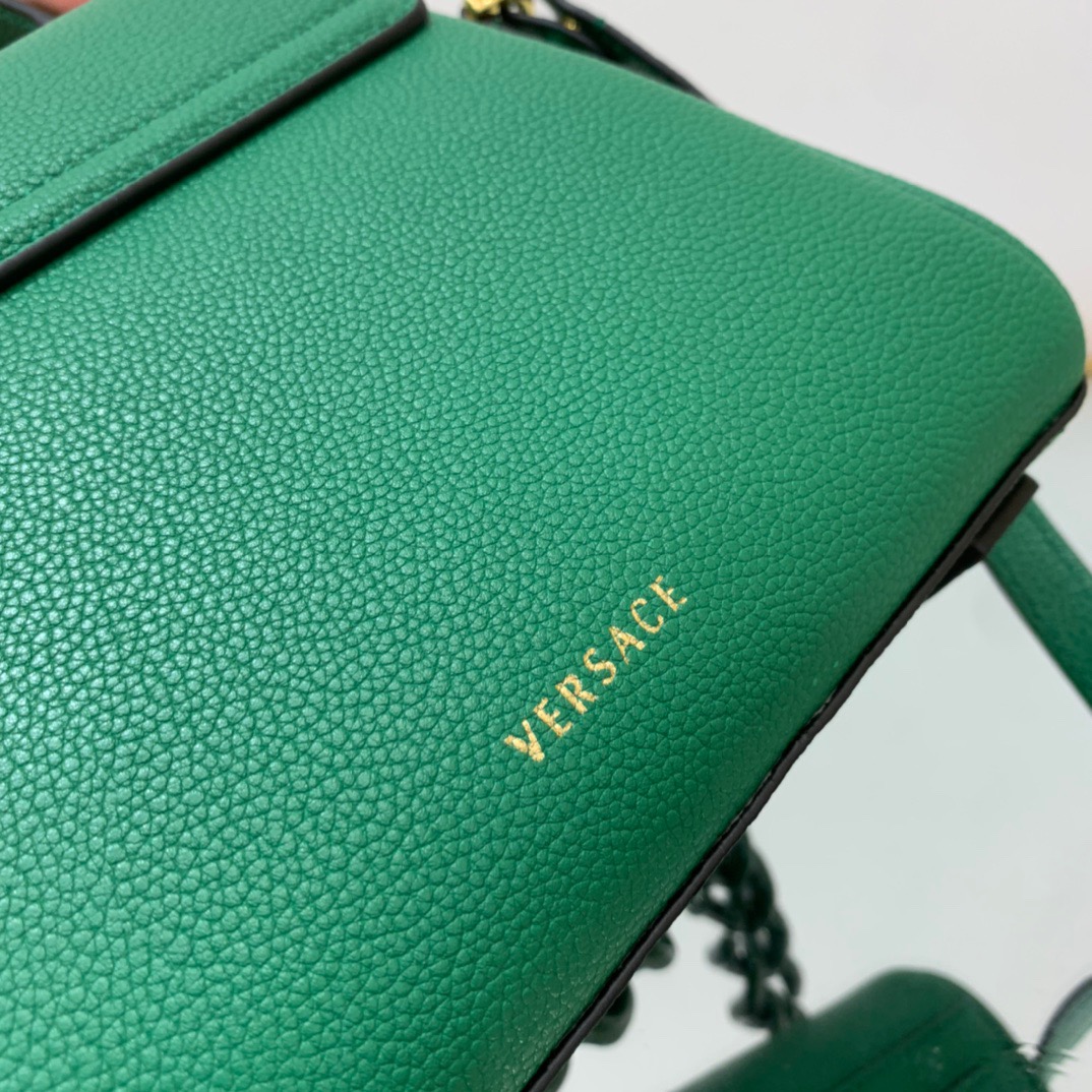 Versace Handbag Green 20cm