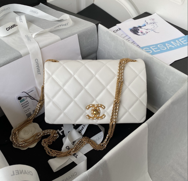 Ch**el Shoulder Bag AS3386 22cm