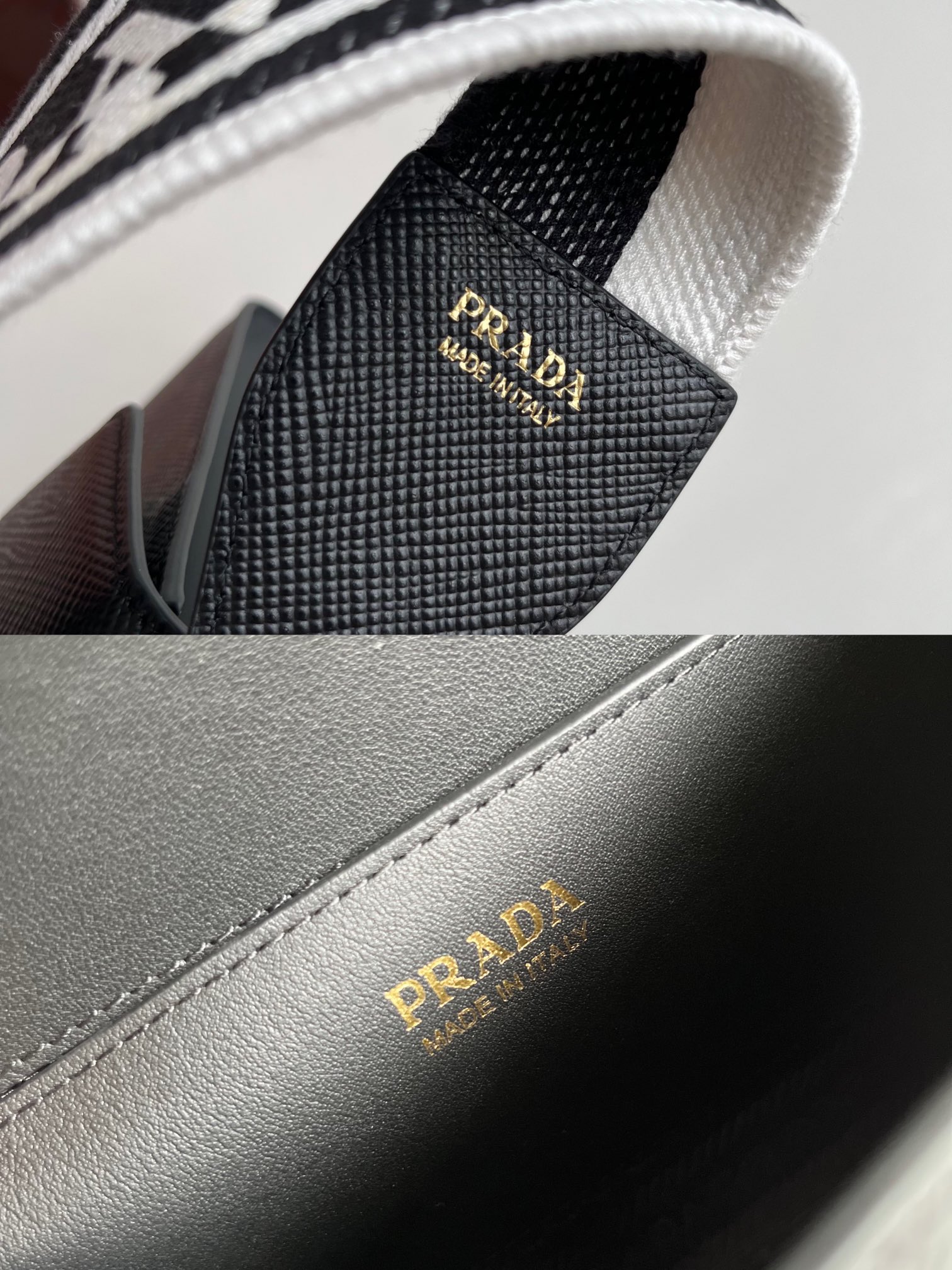 Pra*a Lettering Logo Tote Bag