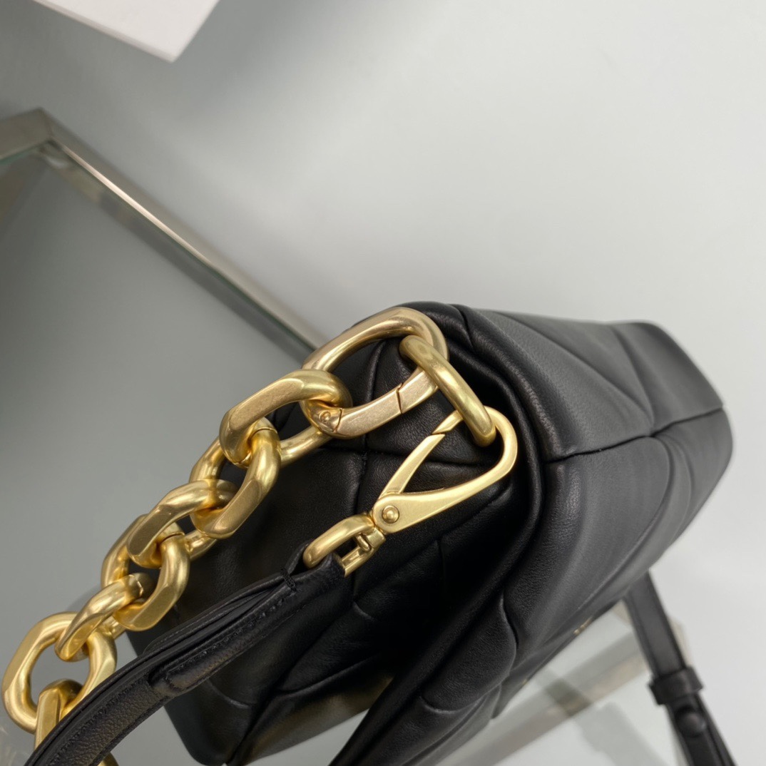 Pra*a System Nappa Patchwork Shoulder Bag