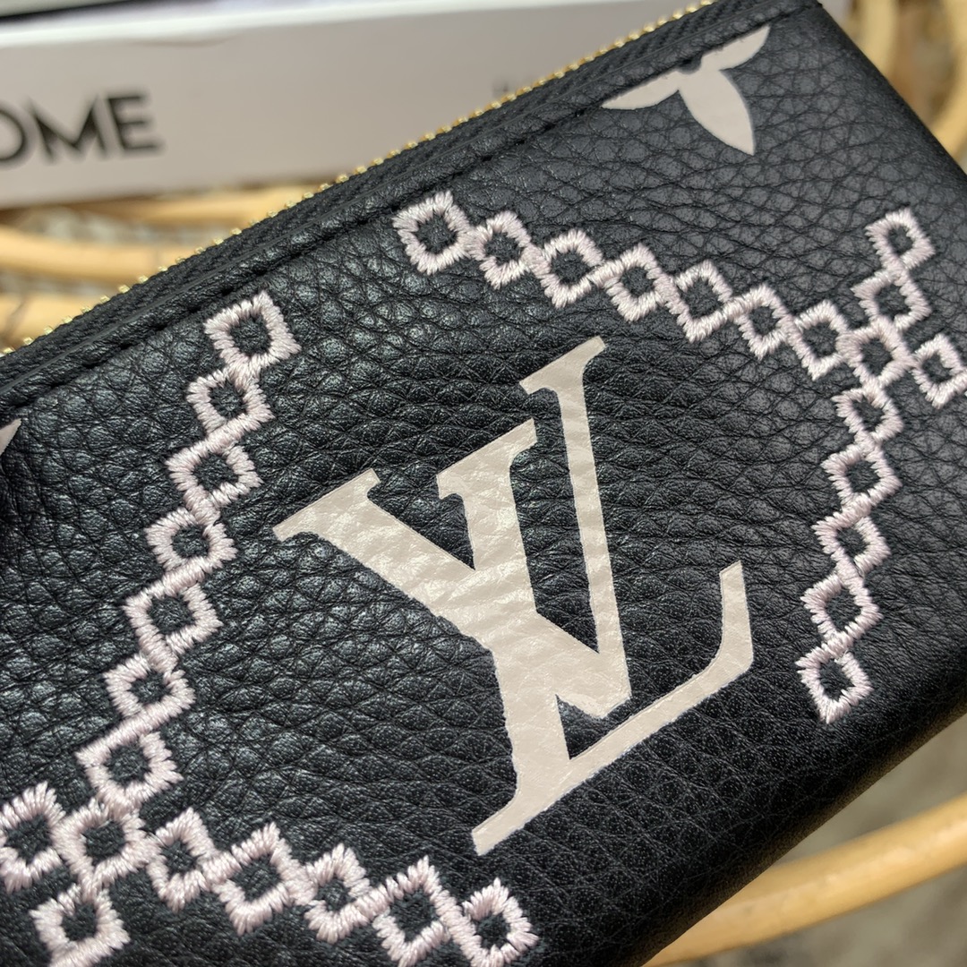 Bagsaaa L0vis Vvtt0n Key Pouch Monogram Empreinte Black - M81234 - 12 x 7 x 1.5 cm