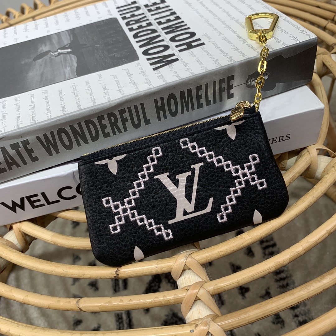 Bagsaaa L0vis Vvtt0n Key Pouch Monogram Empreinte Black - M81234 - 12 x 7 x 1.5 cm