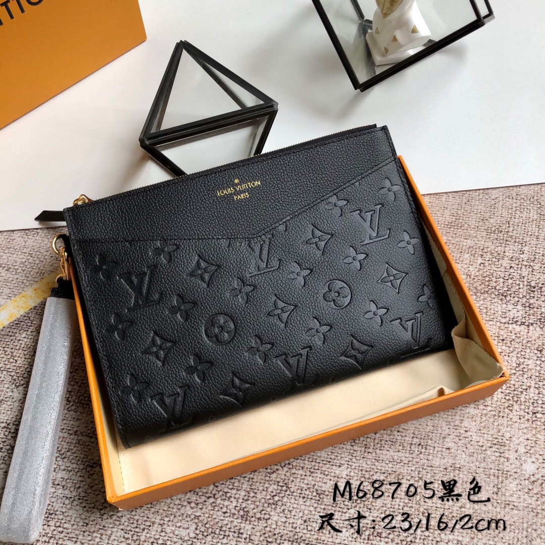 LV POCHETTE MÉLANIE MM BLACK