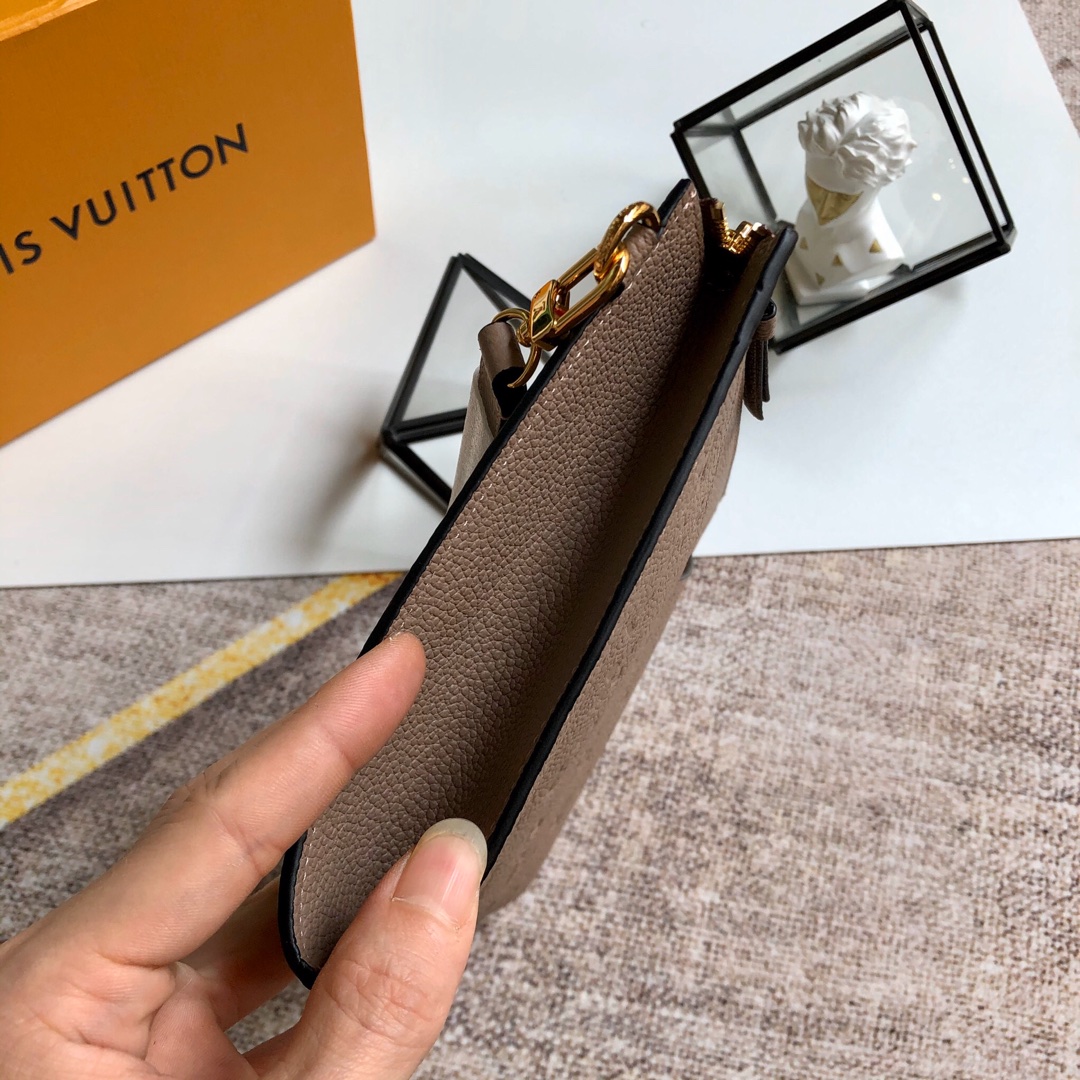 Bagsaaa L0vis Vvtt0n Pochette Mélanie MM Taupe