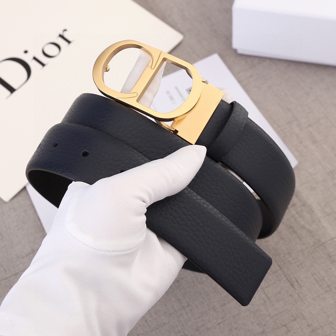 Bagsaaa D10r Belt Smooth Calfskin 3.5cm