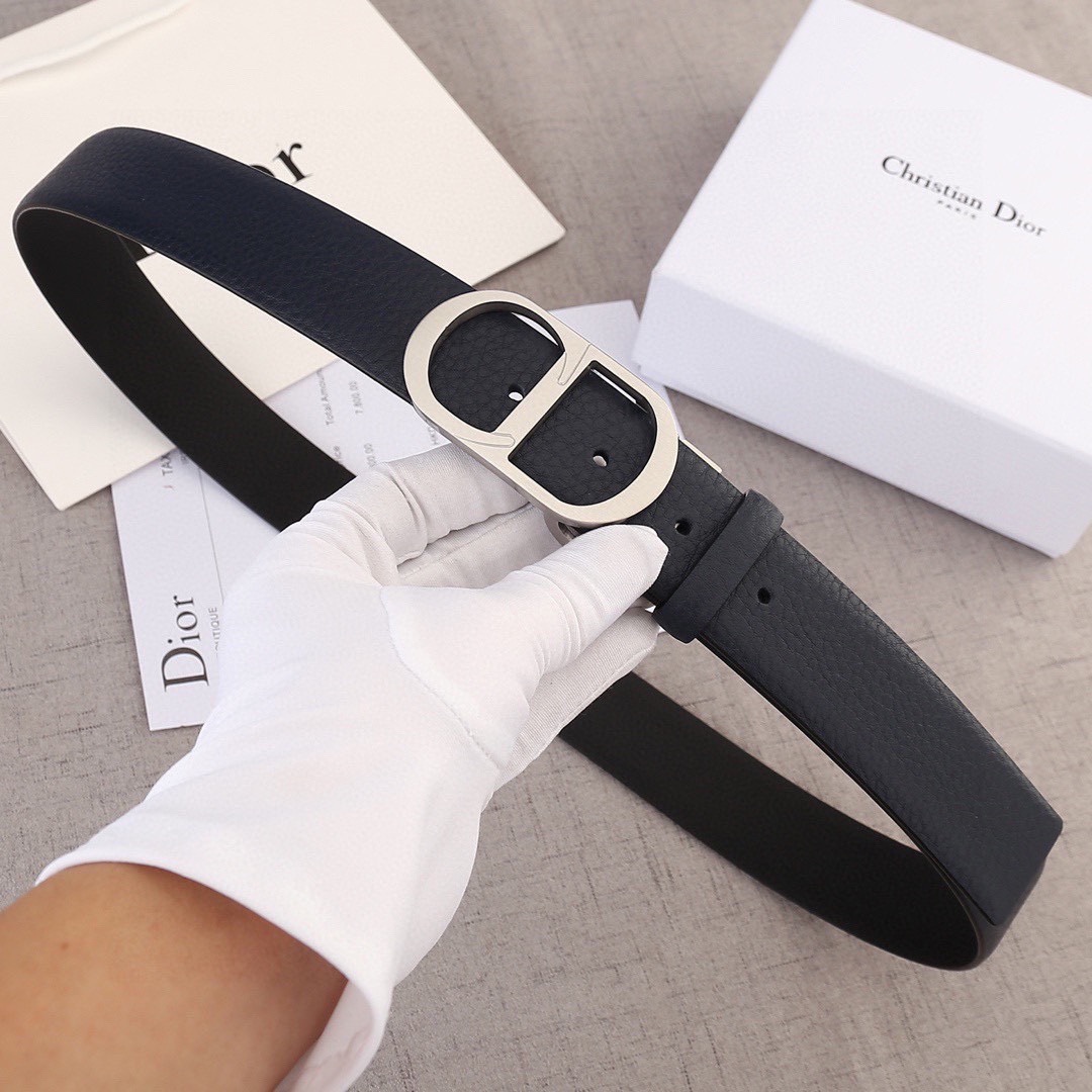 Bagsaaa D10r Belt Smooth Calfskin 3.5cm